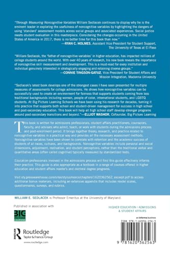 Measuring Noncognitive Variables (Engaged Research and Practice for Social Justice in Education)
