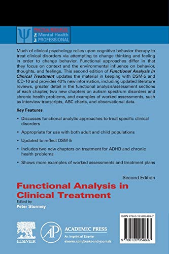 Functional Analysis in Clinical Treatment (Practical Resources for the Mental Health Professional)