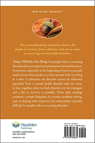 Today I Will Do One Thing: Daily Readings for Awareness and Hope (Hazelden Meditations)