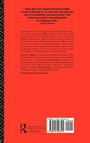 Russian Currency and Finance: A Currency Board Approach to Reform
