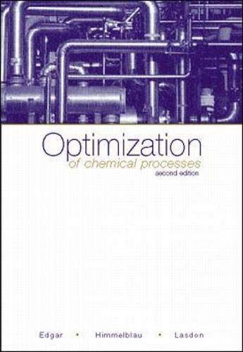Optimization of Chemical Processes by Edgar, Thomas F.