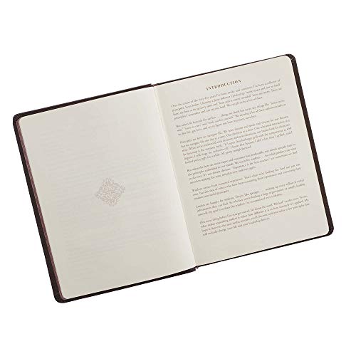 Radical Wisdom 365 Devotions, A Daily Journey For Men - Brown Faux Leather Flexcover Gift Book Devotional w/Ribbon Marker