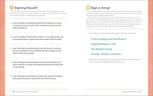 Sign Language for Kids Activity Book: 50 Fun Games and Activities to Start Signing