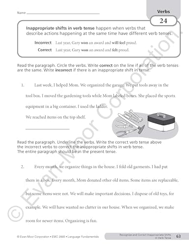 Evan-Moor Language Fundamentals, Grade 5