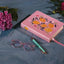 NIV, Journal the Word Bible (Perfect for Note-Taking), Double-Column, Leathersoft, Pink, Red Letter, Comfort Print: Reflect, Take Notes, or Create Art Next to Your Favorite Verses
