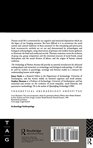 The Archaeology of Human Ancestry: Power, Sex and Tradition (THEORETICAL ARCHAEOLOGY GROUP (SERIES))