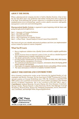 Pharmaceutical Quality Systems