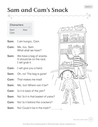 25 Fun Phonics Plays for Beginning Readers: Engaging, Reproducible Plays That Target and Teach Key Phonics Skills and Get Kids Eager to Read!