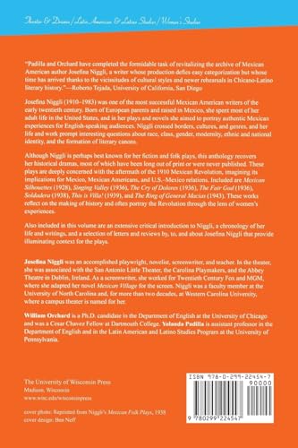 The Plays of Josefina Niggli: Recovered Landmarks of Latino Literature