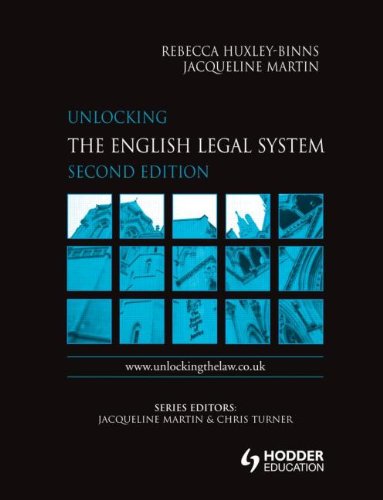 Unlocking the English Legal System (Unlocking the Law)
