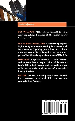 Williams Plays: 1: The No Boys Cricket Club; Starstruck; Lift Off (Contemporary Dramatists)