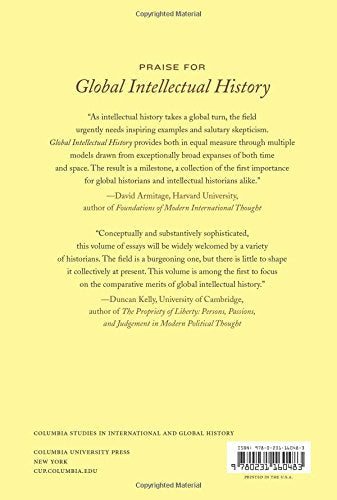 Global Intellectual History (Columbia Studies in International and Global History)