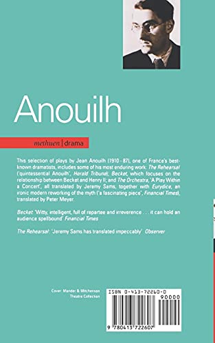 Anouilh Plays: 2: The Rehearsal; Becket; The Orchestra; Eurydice (World Classics)