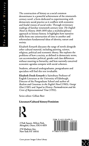 The English Novel In History 1840-1895