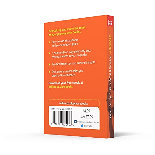 Collins Gem Spanish Phrasebook & Dictionary