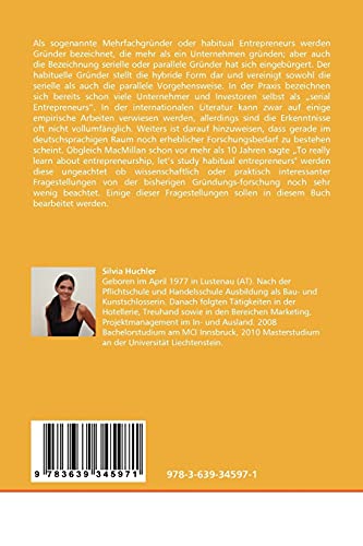 HABITUAL ENTREPRENEURS: Motivation zur fortwhrenden Grndung (German Edition)
