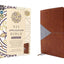 NIV Application Bible, Personal Size, Leathersoft, Brown/Blue, Red Letter, Indexed, Comfort Print: Bringing the Ancient Message of the Bible into Your World (NIV Application Commentary Resources)