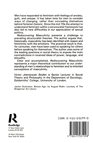 Rediscovering Masculinity: Reason, Language and Sexuality