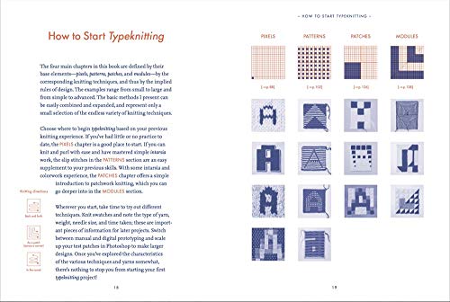Typographic Knitting: From Pixel to Pattern (learn how to kn
