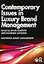 Contemporary Issues in Luxury Brand Management (Mastering Luxury Management)