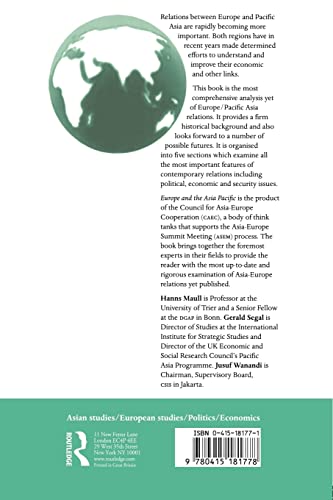 Europe and the Asia-Pacific (Esrc Pacific Asia Programme)