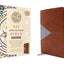 NIV Application Bible, Personal Size, Leathersoft, Brown/Blue, Red Letter, Comfort Print: Bringing the Ancient Message of the Bible into Your World (NIV Application Commentary Resources)