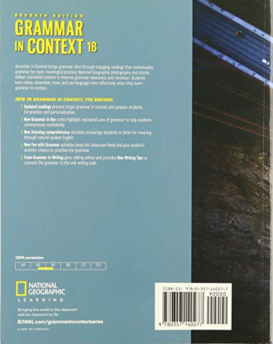 Grammar In Context 1: Split Student Book B