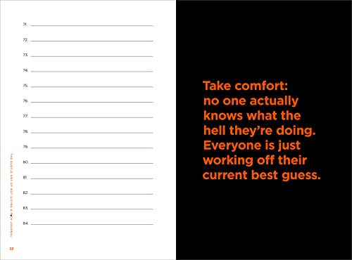 The Subtle Art of Not Giving a F*ck Journal by Mark Manson