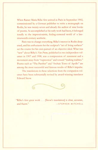 New Poems: A Revised Bilingual Edition