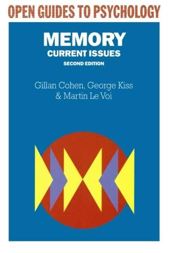 Memory (English, Language, and Education Series) (Open Guides to Psychology)