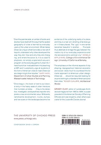 Close-Up: How to Read the American City (Phoenix Book; P863)