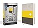NIV, Boys' Backpack Bible, Compact, Leathersoft, Yellow/Gray, Red Letter, Comfort Print: A Portable, Durable, and Easy-to-Read Bible that Goes Everywhere