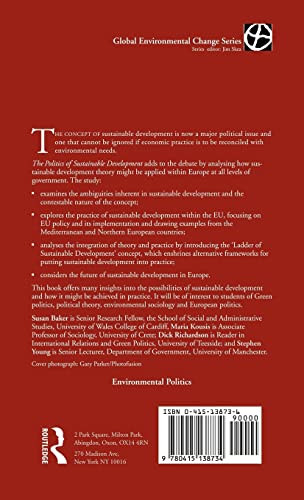 Politics of Sustainable Development (Global Environmental Change Series)