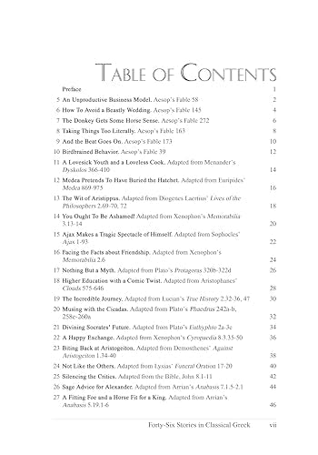 Forty-Six Stories in Classical Greek (Ancient Greek and English Edition)