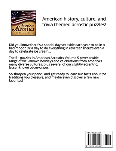 American Acrostics Volume 5: Puzzling Holidays and Celebrations