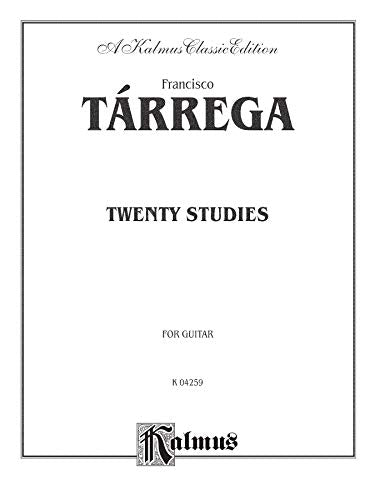 Twenty Studies: For Guitar (Kalmus Edition)
