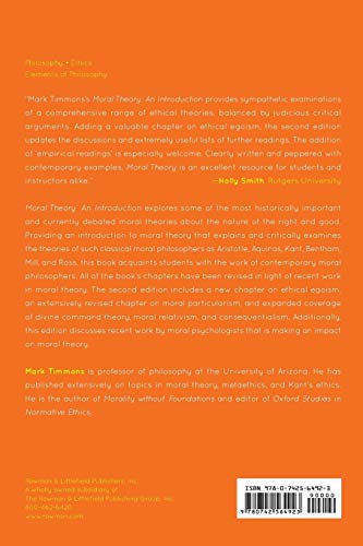 Moral Theory: An Introduction, Second Edition (Elements of P