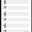 Blank Sheet Piano Music Notebook Kids: 100 Pages of Wide Staff Paper (8.5x11), perfect for learning