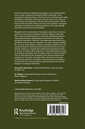 Ecological Restoration in International Environmental Law (Routledge Research in International Environmental Law)