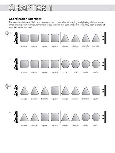 Shape Beats for Kids: A Simple and Fun Approach to Learning Drums, Book & Online Audio/Software
