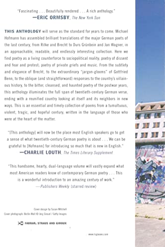 Twentieth-Century German Poetry: An Anthology