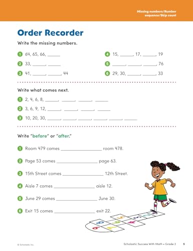 Scholastic Success with Math Grade 2 Workbook