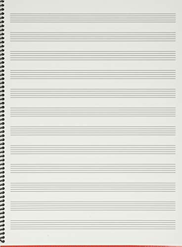 Spiral Book 12-Stave - Passantino Manuscript Paper  High-Quality Staff Paper for Composers, Students and Musicians (Passantino Music Papers)
