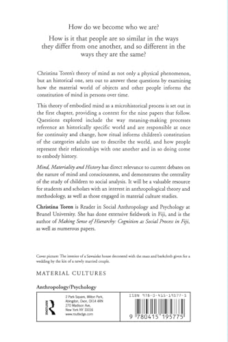Mind, Materiality and History: Explorations in Fijian Ethnography (Material Cultures)