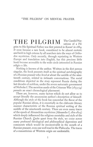 The Way of a Pilgrim