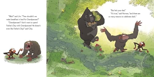 Grumpy Monkey Father's Day Fuss: Includes Fun Stickers!