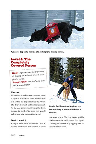Ready! Training the Search and Rescue Dog, Second Edition (CompanionHouse Books) Choosing, Socializing, and Training a Potential SAR Dog, Search Mission Management, How Dogs Use Scent, History, & More