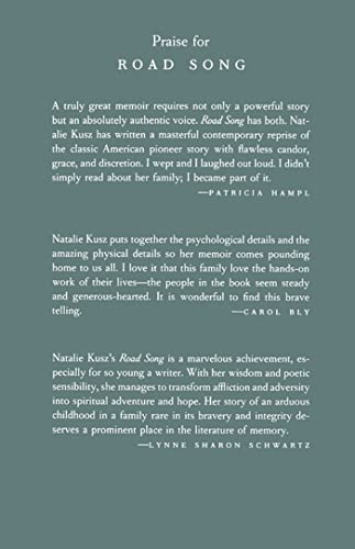 Road Song: A Memoir
