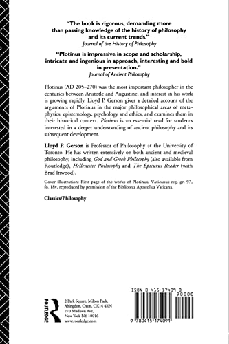 Plotinus-Arg Philosophers (Arguments of the Philosophers)