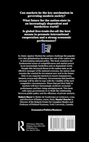 States Against Markets: The Limits of Globalization (Routledge Studies in Governance and Change in the Global Era)